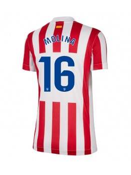 Atletico Madrid Nahuel Molina #16 Replika Hemmakläder Dam 2025-26 Kortärmad